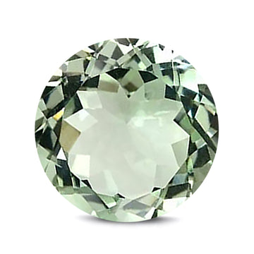 (Pack of 5) Round Simulated Green Amethyst